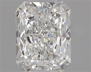 Picture of Natural Diamond 0.50 Carats, Radiant with  Cut, F Color, SI1 Clarity and Certified by GIA