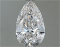 Natural Diamond 0.91 Carats, Pear with  Cut, G Color, VS1 Clarity and Certified by GIA