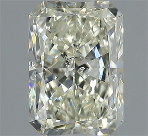 Picture of Natural Diamond 1.49 Carats, Radiant with  Cut, M Color, I1 Clarity and Certified by GIA