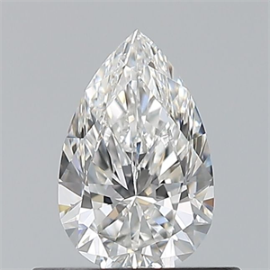 Picture of Natural Diamond 0.50 Carats, Pear with  Cut, F Color, VVS1 Clarity and Certified by GIA
