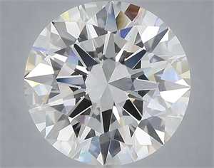 Picture of Lab Grown Diamond 6.02 Carats, Round with Excellent Cut, E Color, VVS2 Clarity and Certified by IGI