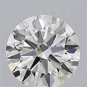 Picture of Natural Diamond 0.80 Carats, Round with Excellent Cut, K Color, VS2 Clarity and Certified by GIA