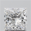 Natural Diamond 1.30 Carats, Princess with  Cut, D Color, VS1 Clarity and Certified by GIA