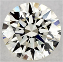 Natural Diamond 0.40 Carats, Round with Excellent Cut, L Color, IF Clarity and Certified by GIA