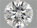 Lab Grown Diamond 1.10 Carats, Round with Ideal Cut, D Color, VVS2 Clarity and Certified by IGI