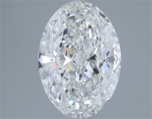 Picture of Natural Diamond 2.01 Carats, Oval with  Cut, G Color, SI1 Clarity and Certified by GIA