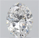 Natural Diamond 1.20 Carats, Oval with  Cut, E Color, SI2 Clarity and Certified by GIA