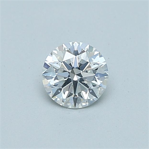 Picture of Natural Diamond 0.42 Carats, Round with Excellent Cut, E Color, SI1 Clarity and Certified by GIA