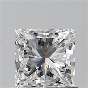 Picture of Natural Diamond 0.90 Carats, Princess with  Cut, H Color, VS1 Clarity and Certified by GIA