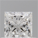 Diamante Natural 0.50 quilates, Princesa , Color E, claridad VS1 y certificado GIA