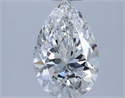 Diamante Natural 0.40 quilates, De pera , Color E, claridad VVS1 y certificado GIA