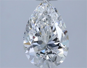 Foto Diamante Natural 0.40 quilates, De pera , Color E, claridad VVS1 y certificado GIA de