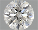 Natural Diamond 0.70 Carats, Round with Excellent Cut, G Color, IF Clarity and Certified by IGI
