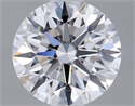 Del inventario de diamantes de laboratorio, 1.01 quilates, Redondo , Color D, claridad VVS2 y certificado IGI