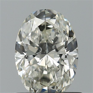 Picture of Natural Diamond 0.64 Carats, Oval with  Cut, H Color, VS1 Clarity and Certified by IGI