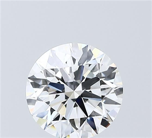 Picture of Lab Grown Diamond 2.00 Carats, Round with Ideal Cut, D Color, VVS2 Clarity and Certified by IGI