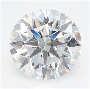 Picture of Lab Grown Diamond 3.01 Carats, Round with Ideal Cut, D Color, VVS1 Clarity and Certified by IGI