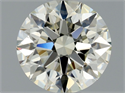 Natural Diamond 0.75 Carats, Round with Excellent Cut, L Color, VVS1 Clarity and Certified by GIA