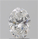 Natural Diamond 1.22 Carats, Oval with  Cut, F Color, VS1 Clarity and Certified by GIA