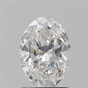 Picture of Natural Diamond 1.22 Carats, Oval with  Cut, F Color, VS1 Clarity and Certified by GIA
