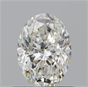 Diamante Natural 0.61 quilates, Ovalado , Color H, claridad VS1 y certificado GIA