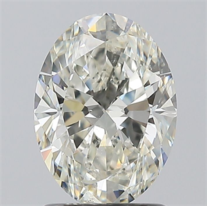 Picture of Natural Diamond 1.50 Carats, Oval with  Cut, J Color, SI2 Clarity and Certified by GIA