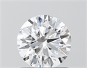 Lab Grown Diamond 1.03 Carats, Round with Ideal Cut, D Color, VVS2 Clarity and Certified by IGI