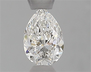 Picture of Natural Diamond 0.40 Carats, Pear with  Cut, G Color, VS2 Clarity and Certified by GIA