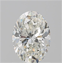 Natural Diamond 1.20 Carats, Oval with  Cut, I Color, VVS2 Clarity and Certified by GIA