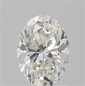 Picture of Natural Diamond 1.20 Carats, Oval with  Cut, I Color, VVS2 Clarity and Certified by GIA