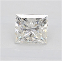 Natural Diamond 0.82 Carats, Princess with  Cut, I Color, I1 Clarity and Certified by GIA
