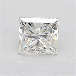 Picture of Natural Diamond 0.82 Carats, Princess with  Cut, I Color, I1 Clarity and Certified by GIA