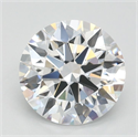 Del inventario de diamantes de laboratorio, 1.05 quilates, Redondo , Color D, claridad VVS2 y certificado IGI