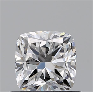 Picture of Natural Diamond 0.52 Carats, Cushion with  Cut, E Color, SI1 Clarity and Certified by GIA