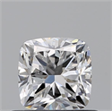 Natural Diamond 0.52 Carats, Cushion with  Cut, E Color, SI1 Clarity and Certified by GIA