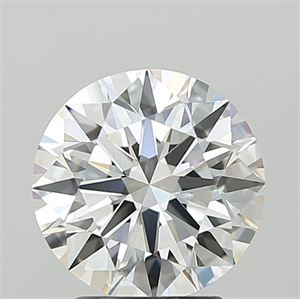 Picture of Lab Grown Diamond 3.09 Carats, Round with Ideal Cut, F Color, VVS2 Clarity and Certified by IGI