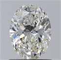 Diamante Natural 0.75 quilates, Ovalado , Color I, claridad SI1 y certificado GIA