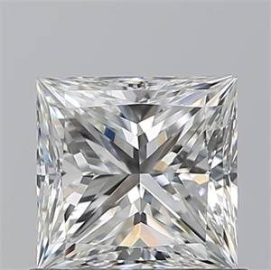 Picture of Natural Diamond 0.90 Carats, Princess with  Cut, G Color, VVS2 Clarity and Certified by GIA