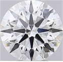 Lab Grown Diamond 4.04 Carats, Round with Excellent Cut, E Color, VVS2 Clarity and Certified by GIA
