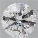 Lab Grown Diamond 4.10 Carats, Round with Ideal Cut, E Color, VS1 Clarity and Certified by IGI