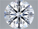 Lab Grown Diamond 5.02 Carats, Round with Ideal Cut, E Color, VVS1 Clarity and Certified by IGI