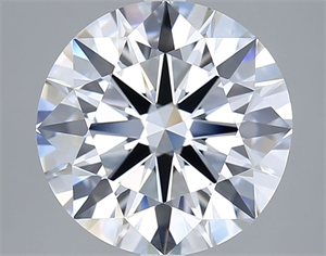Picture of Lab Grown Diamond 5.02 Carats, Round with Ideal Cut, E Color, VVS1 Clarity and Certified by IGI