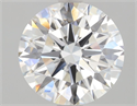 Del inventario de diamantes de laboratorio, 2.06 quilates, Redondo , Color E, claridad VVS2 y certificado IGI