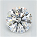 Lab Grown Diamond 0.92 Carats, Round with Ideal Cut, D Color, VVS2 Clarity and Certified by IGI