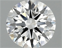 Lab Grown Diamond 0.97 Carats, Round with Ideal Cut, D Color, VS1 Clarity and Certified by IGI