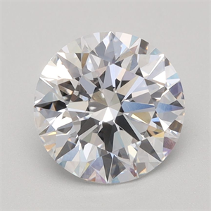 Picture of Lab Grown Diamond 1.22 Carats, Round with Excellent Cut, D Color, VVS2 Clarity and Certified by GIA