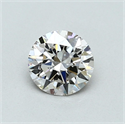 Natural Diamond 0.70 Carats, Round with Excellent Cut, J Color, SI2 Clarity and Certified by GIA