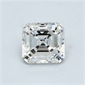 Diamante Natural 0.82 quilates, Asscher , Color F, claridad VS2 y certificado GIA