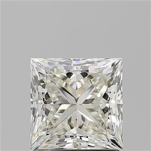 Picture of Natural Diamond 1.51 Carats, Princess with  Cut, K Color, VS2 Clarity and Certified by GIA