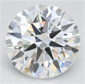 Lab Grown Diamond 3.64 Carats, Round with Ideal Cut, D Color, IF Clarity and Certified by IGI